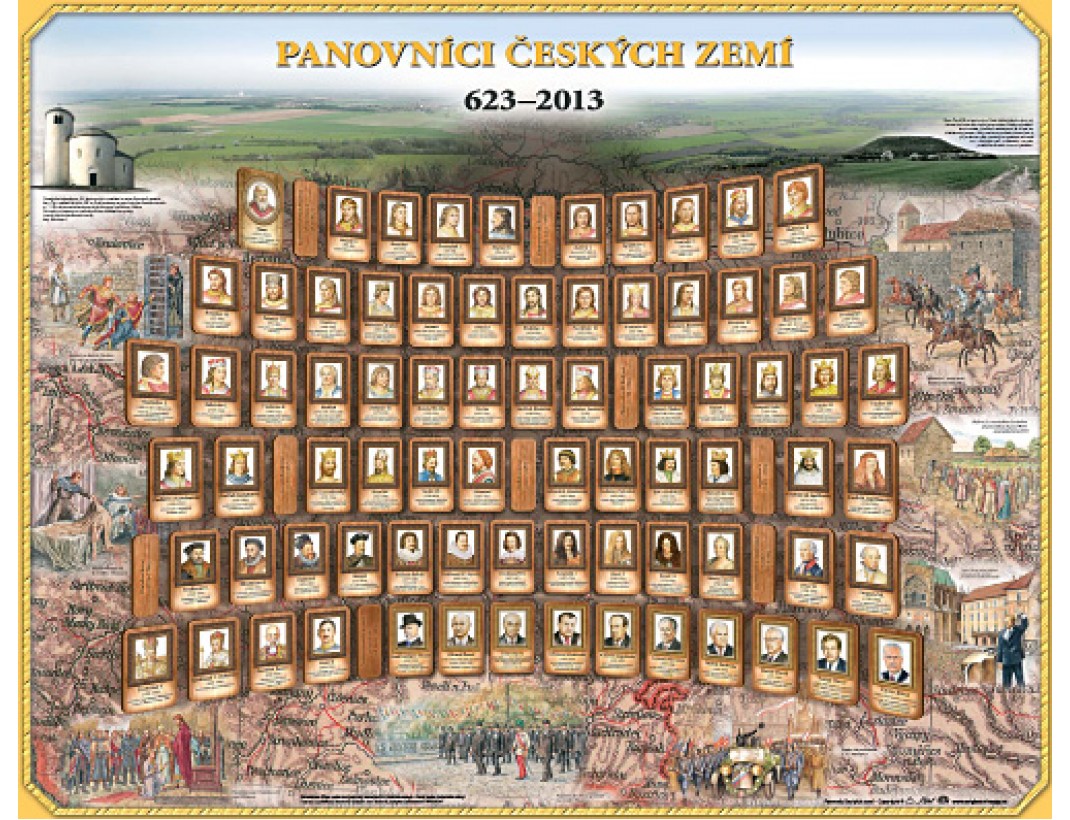Panovníci Českých zemí 623 - 2013